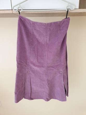 Fialová sukňa - manchester, s