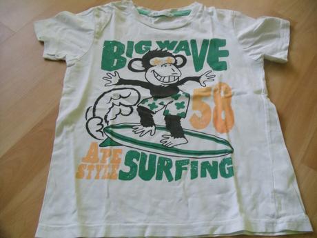 Tričko s opicou, h&m,122