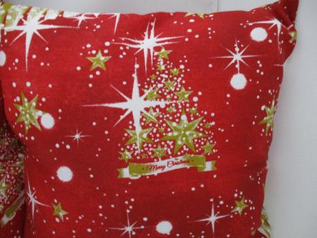 Vianočná obliečka červeno bielo zlatá,dve veľkosti, 