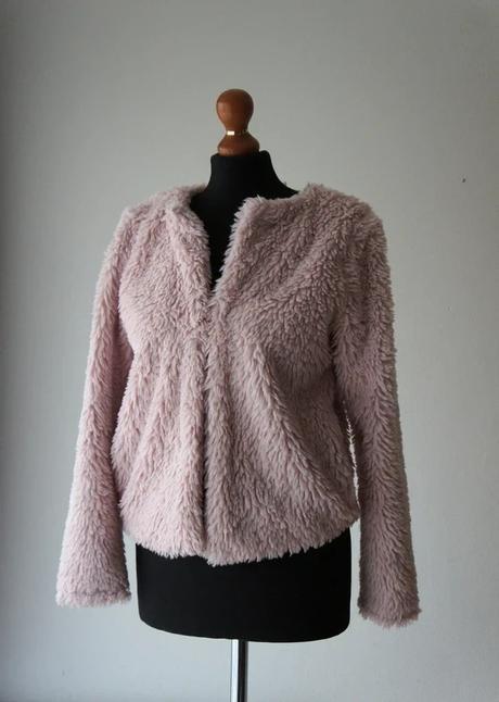 Plyšová bundička/mikina, h&m,s