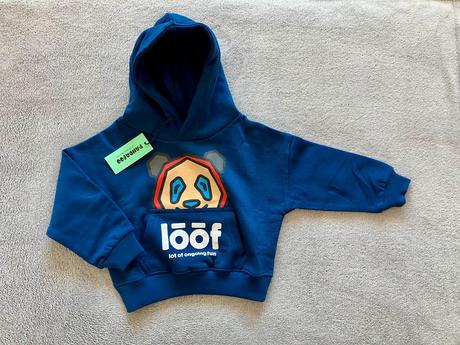 Mikina s nápisom loof zn. loowfat, 92