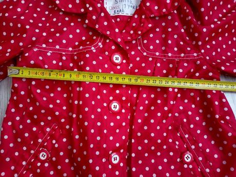 Krasna nepremokava bunda,vel.98, mothercare,98