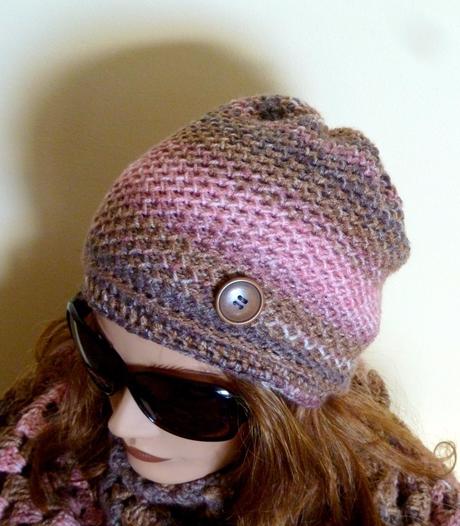 Hnedo staroruzova nenosena hackovana satka, xl / xxl / xxxl