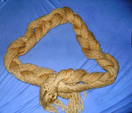 Mäkký a hrubý šáľ-  cca 225cm, 