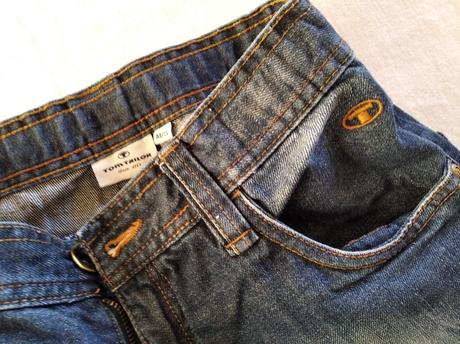 Rifľové kraťasy regular jim straight, tom tailor,m