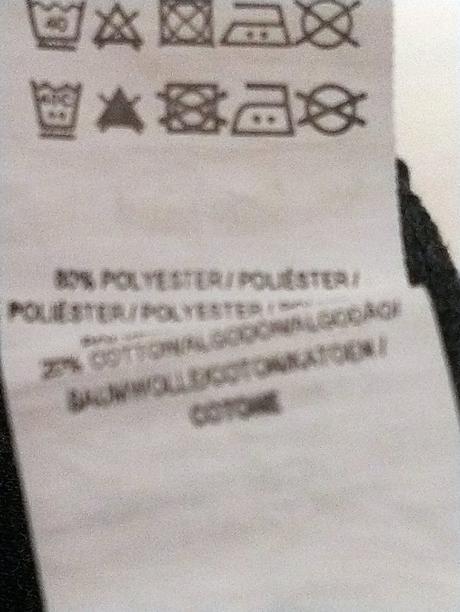 Sivý crop top s farebným motívom, yd, 134/140 cm, 140