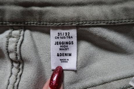 Mäkké poddajné rifle h&m jeggings, h&m,l