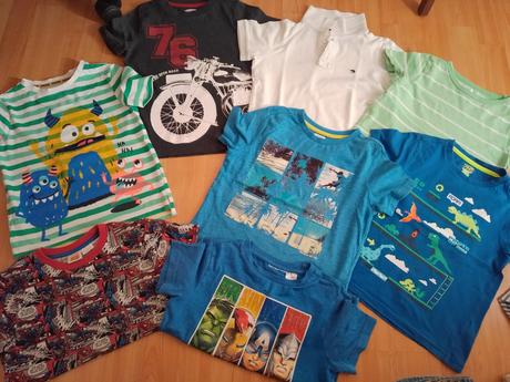 Balík tričiek 110/116, 104–116