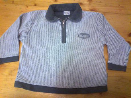Hrubšia detská mikina na zips, 116