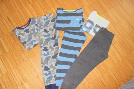 4x chlapčenské bavlnené pyžamá, f&f,128