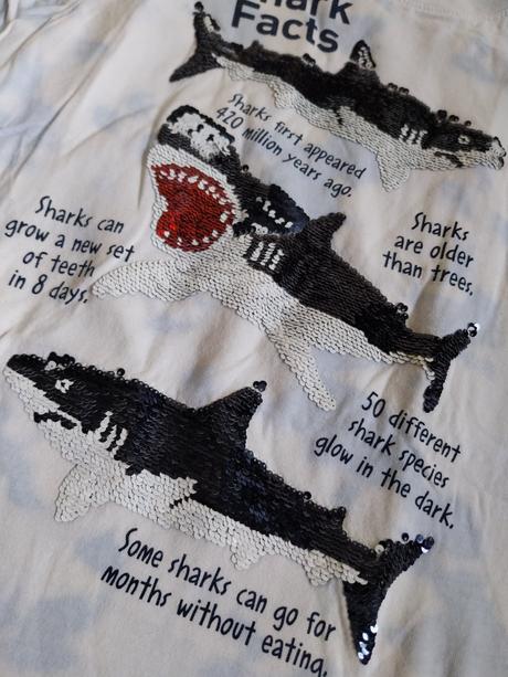 Tricko žralok, h&m,122