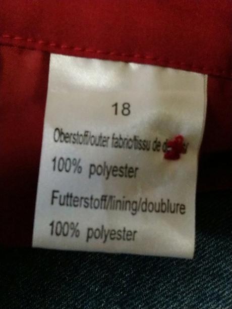 Dámska červená sukňa so spodničkou, xs