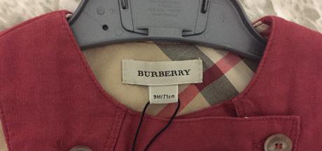 Šaty burberry nové s visačkou, burberry,68 / 74