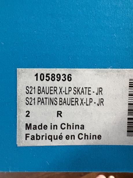 Korčule bauer x-lp junior, bauer,35