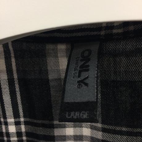 Košeľa dlhá károvaná dámska only veľ. l,, only,l