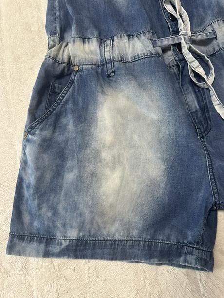 Denimový nohavicový overal zn. retro jeans oiginál, m