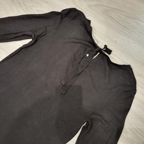 M pletene saty s viazaním na krku, m