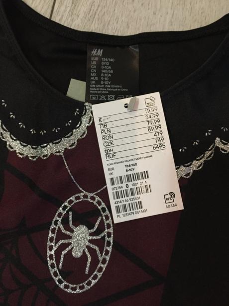 Dievčensky kostym čarodejnica,