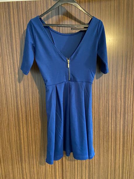 Šaty, kráľovská modrá (m), stradivarius,m