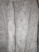 C 313sivé pončo, sveter  xxl  raz oblecene, xxl