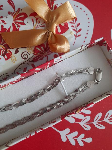 Strieborná retiazka 42,5  cm, 