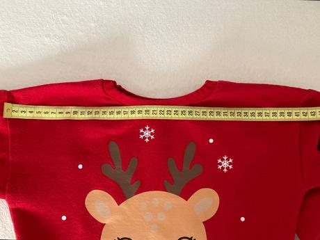 Vianočná mikina pre dievčatko, 110