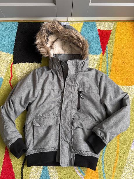 Chlapčenská zimná bunda, h&m,146