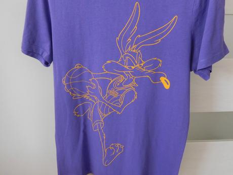 Tričko bavlnené m, lilovej farby, m