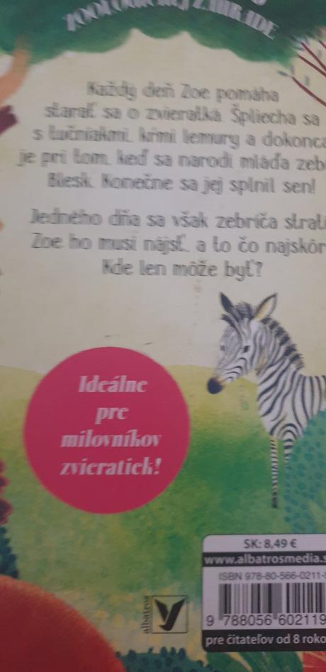 Kniha zachrante zebrica, 
