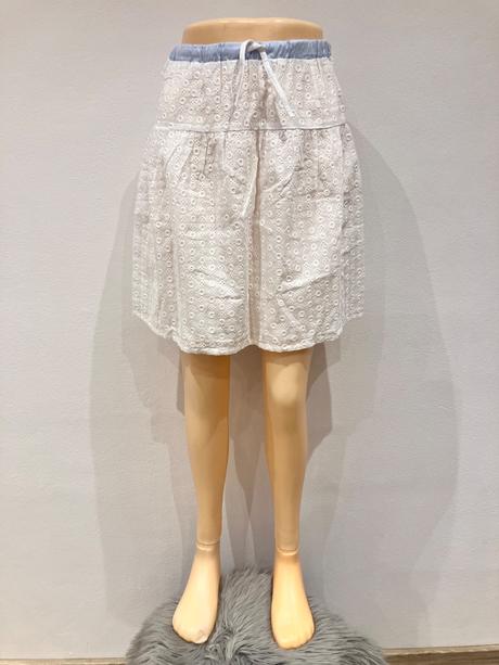 Dámska letná sukňa biela overkids (s), s