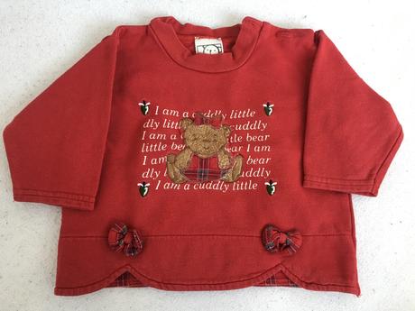 Mikina s mackom, h&m,68