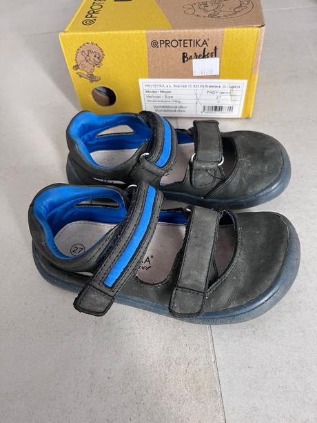 Sandálky barefoot, protetika,27