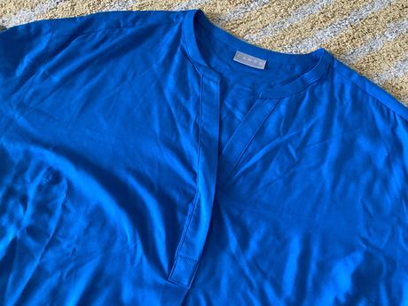 Modrý top canda, c&a,48
