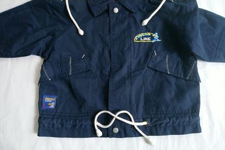 Prechodná modrá bundička toucan, jefferson, 80