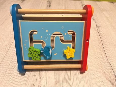 Hape veselý didaktický trojuholník s aktivitami,