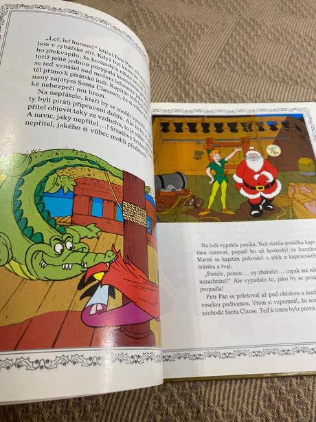 Stará retro kniha walt disney veselé vánoce 1991,