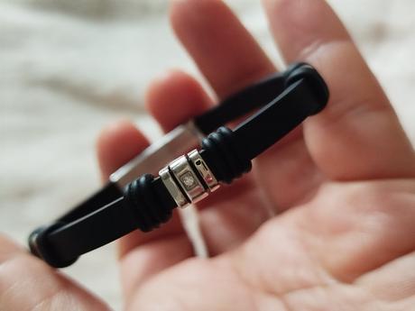 Pánsky náramok so zirkonmi, 