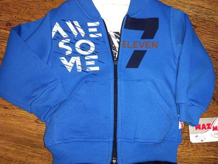 Mikina na zips, 92 / 98 / 104