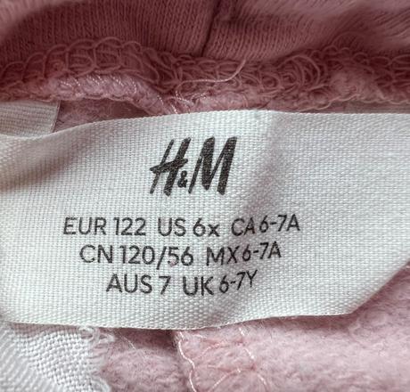 Zateplené legíny s regulovateľným pásom na gombík, h&m,122