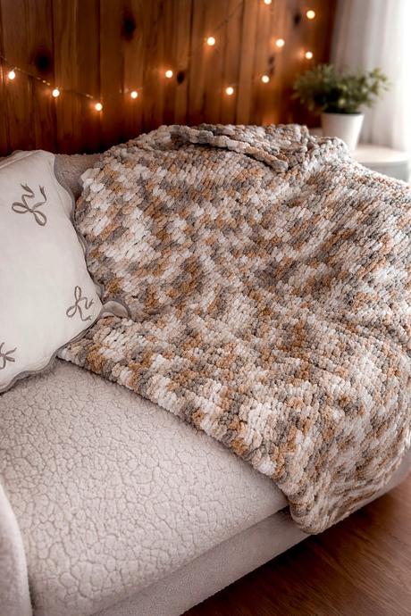 Ručne pletená deka, 