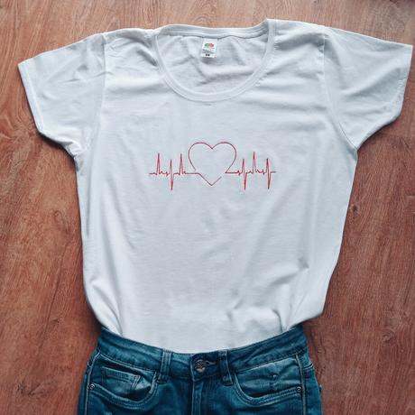 Tričko "tlkot srdca", l