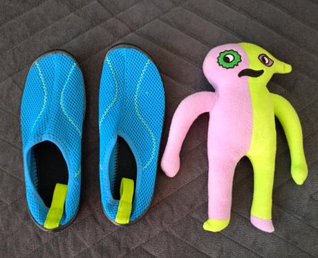 Obuv do vody veľkosť 32-33 + plyšák, tribord,32