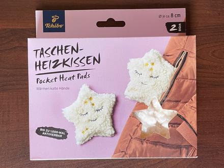 Tchibo hrejivé vankúšiky do vrecka biele hviezdy, tchibo,50