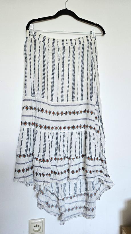 Asymetrická boho sukňa, rayon, značka vg edition, l