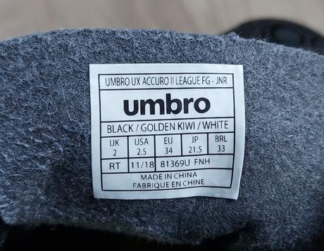 Kopačky na trávu umbro, 34