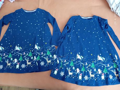 Tuniky s vianočným vzorom, f&f,122