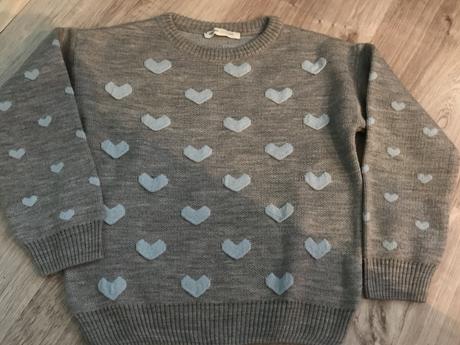 Svetrik srdiečko 5-6 rokov, 116