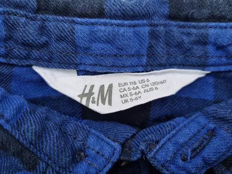 Chlapčenská košeľa, h&m,116