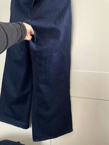Pevnejšie široké jeansy wide leg 42-44, lindex,42