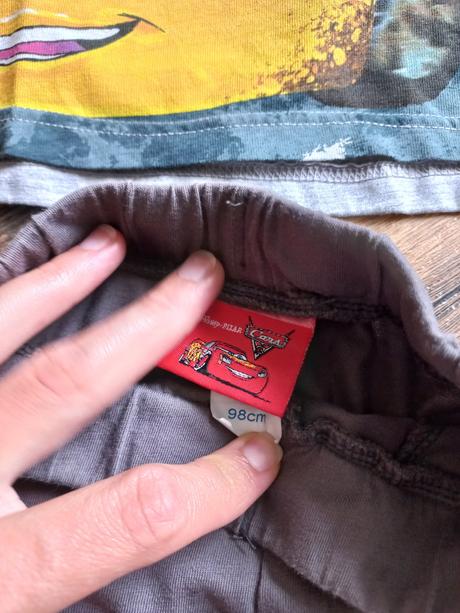 Suprava tricko+kratase cars, disney,98